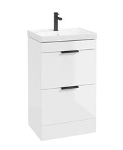 Load image into Gallery viewer, STOCKHOLM Floor Standing 50cm Two Drawer Vanity Unit ( Various Colours &amp; Sizes )
