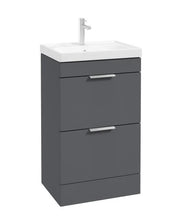 Load image into Gallery viewer, STOCKHOLM Floor Standing 50cm Two Drawer Vanity Unit ( Various Colours &amp; Sizes )
