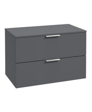 Load image into Gallery viewer, STOCKHOLM Wall Hung 80cm Two Drawer Countertop Vanity Unit ( Various Colours &amp; Sizes )
