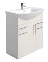 Belmont Gloss White 75cm Vanity Unit