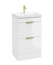 Load image into Gallery viewer, STOCKHOLM Floor Standing 50cm Two Drawer Vanity Unit ( Various Colours &amp; Sizes )
