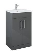 Load image into Gallery viewer, Belmont Square Gloss 50cm Vanity Unit (Various Colours)
