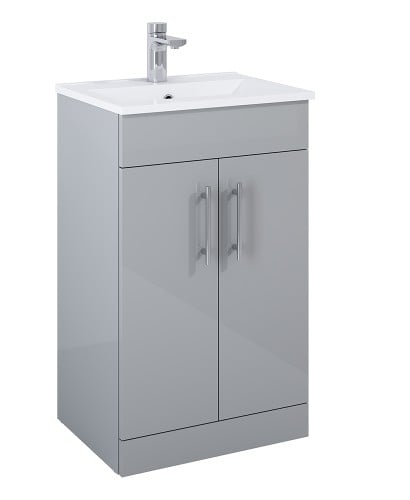 Belmont Square Gloss 50cm Vanity Unit (Various Colours)