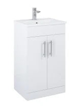 Load image into Gallery viewer, Belmont Square Gloss 50cm Vanity Unit (Various Colours)
