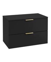 Load image into Gallery viewer, STOCKHOLM Wall Hung 80cm Two Drawer Countertop Vanity Unit ( Various Colours &amp; Sizes )
