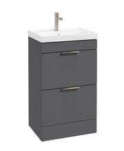 Load image into Gallery viewer, STOCKHOLM Floor Standing 50cm Two Drawer Vanity Unit ( Various Colours &amp; Sizes )
