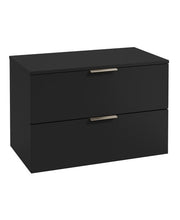 Load image into Gallery viewer, STOCKHOLM Wall Hung 80cm Two Drawer Countertop Vanity Unit ( Various Colours &amp; Sizes )
