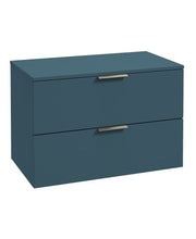 Load image into Gallery viewer, STOCKHOLM Wall Hung 80cm Two Drawer Countertop Vanity Unit ( Various Colours &amp; Sizes )
