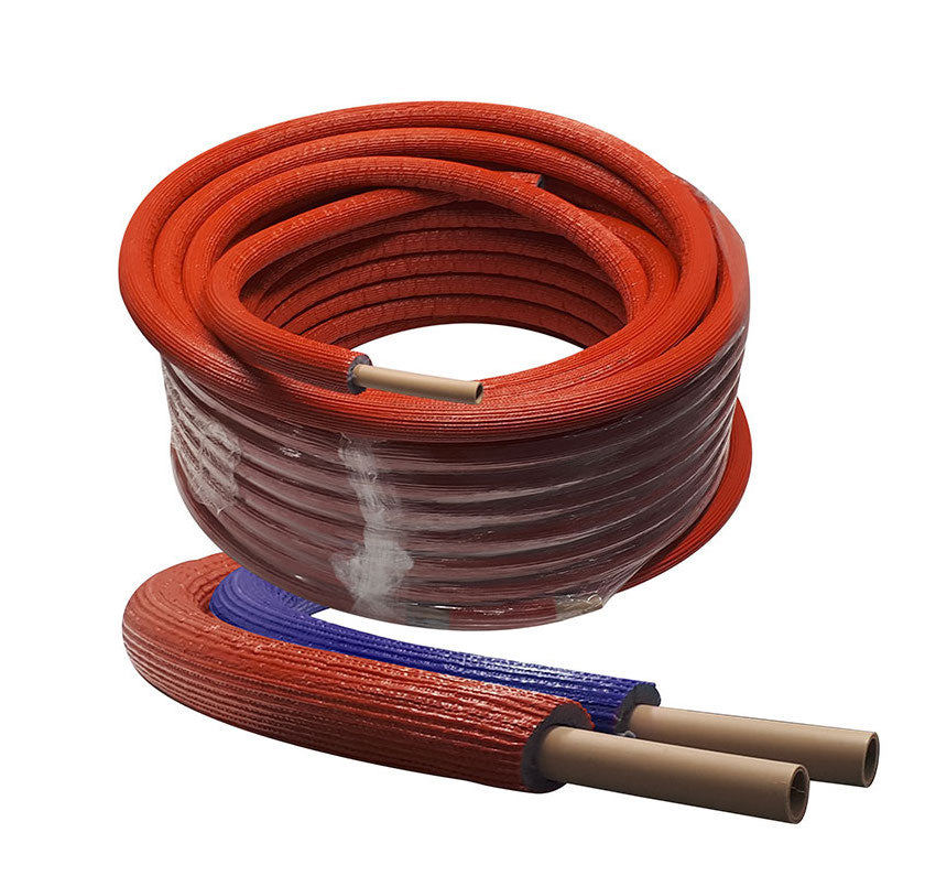 Qualpex ECOInsulated Pipe 50m RED