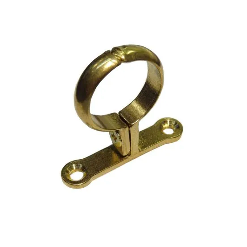 Brass Screw to Wall Bracket