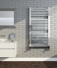 Load image into Gallery viewer, Square Towel Warmer Chrome H:1200mm W:500mm
