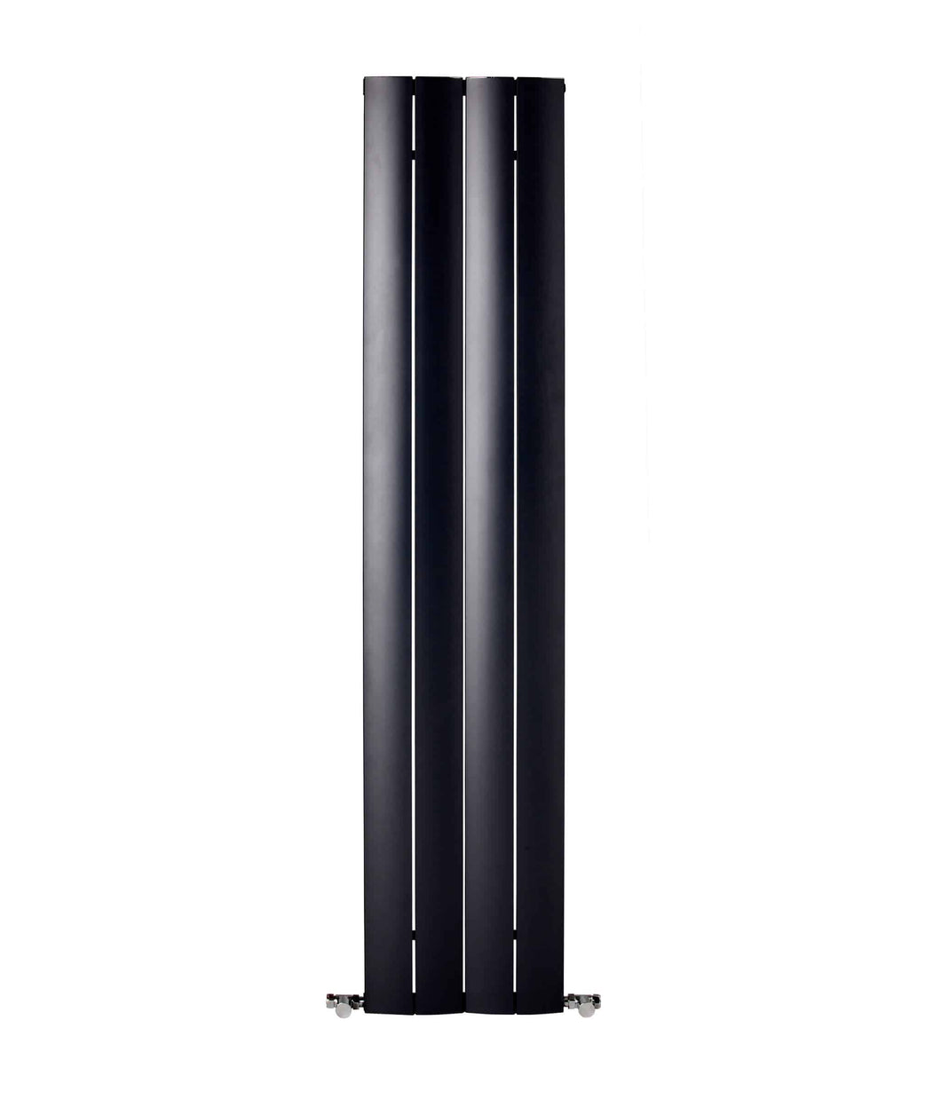 Sara Vertical 4 Panel Aluminium Radiator Anthracite H: 1800mm W:375mm