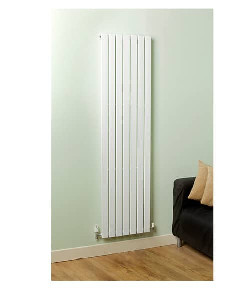 Valerie Flat Panel White Single Radiator H: 1800mm W:525mm