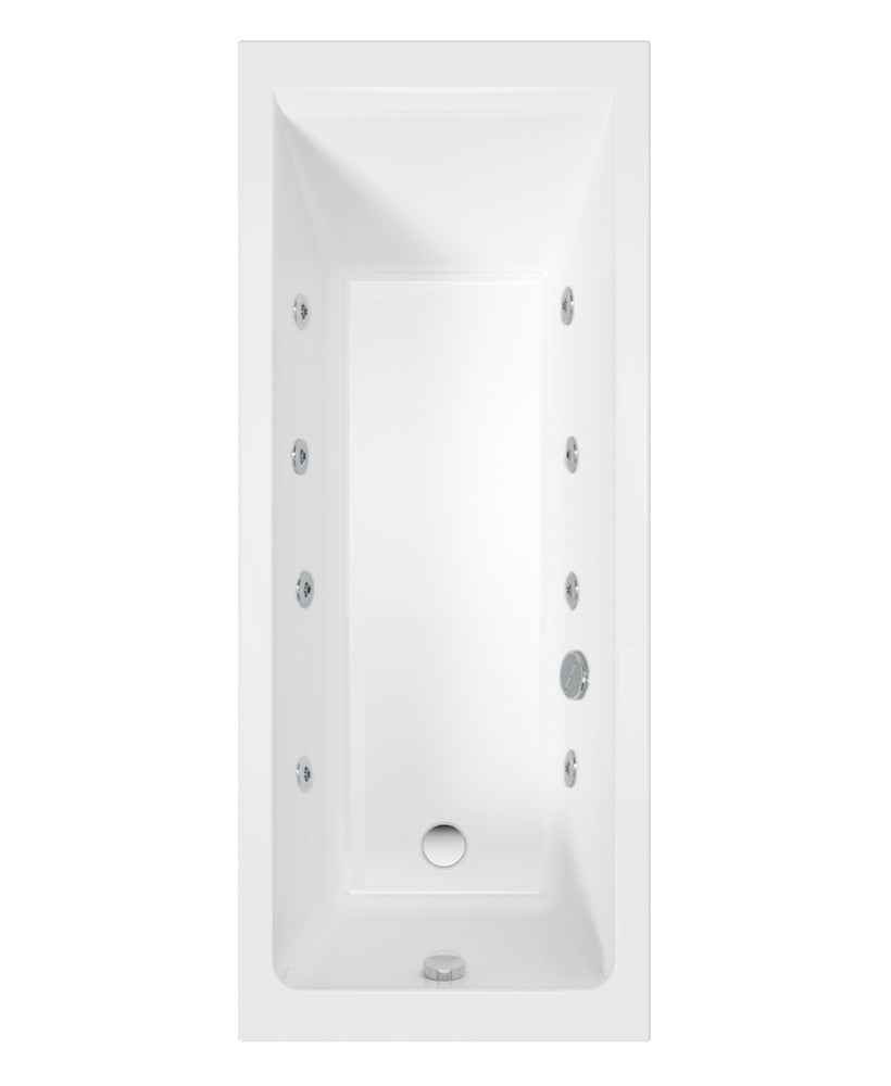 Cubo 1700x700 Single Ended 8 Jet Bath