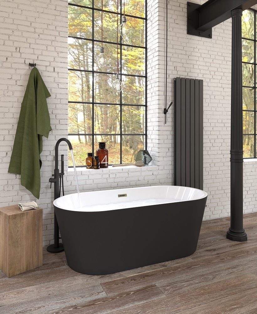 Signature Freestanding Bath 1700 x 805mm Matt Black