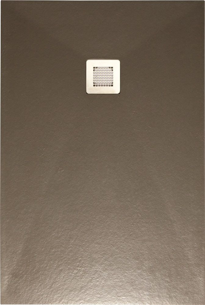 Slate Taupe 2000x900mm Rectangular Shower Tray & Waste